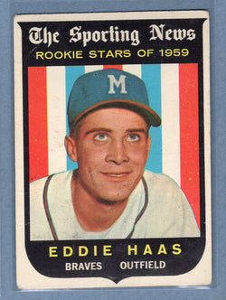1959 Topps #126 Eddie Haas (b) VG   GO410