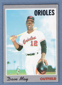 1970 Topps #81 Dave May  VG-EX  GO695