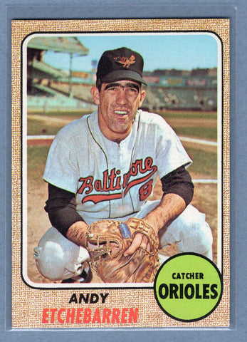 1968 Topps #204 Andy Etchebarren (a)EX-MT  GO507