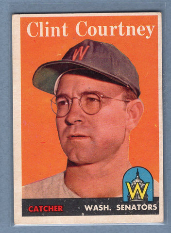 1958 Topps #92 Clint Courtney  EX  GO387