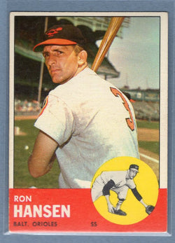 1963 Topps #88 Ron Hansen VG-Ex      INVGO395