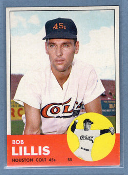 1963 Topps #119 Bob Lillis EX-MT  GO522