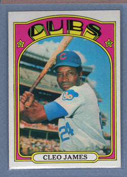 1972 Topps #117 Cleo James (Yellow) EX-MT  GO483