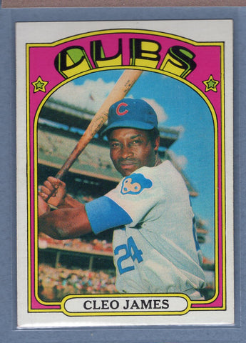 1972 Topps #117 Cleo James (Yellow) EX-MT  GO483