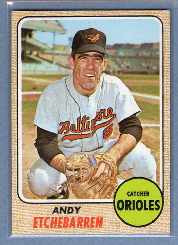 1968 Topps #204 Andy Etchebarren (b)EX-MT  GO507