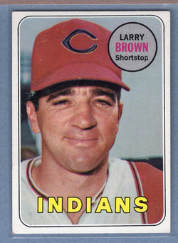 1969 Topps #503 Larry Brown EX-MT  GO572