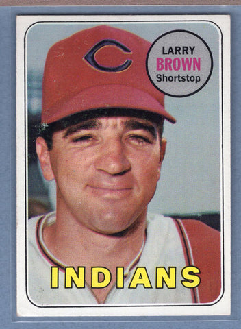 1969 Topps #503 Larry Brown EX-MT  GO572