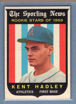 1959 Topps #127 Kent Hadley (a) EX   GO410