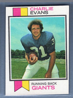 1973 Topps #184 Charlie Evans NM  High Grade Set Break