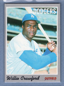 1970 Topps #34 Willie Crawford  (b) EX-MT  GO900