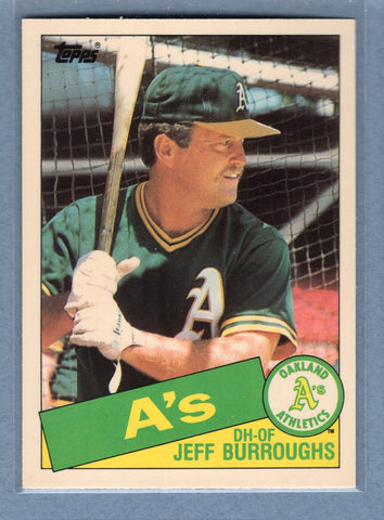 1985 Topps Tiffany #91 Jeff Burroughs NM