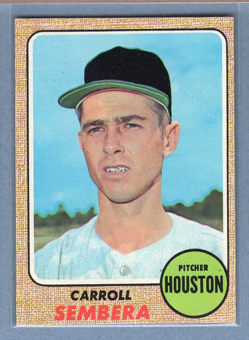 1968 Topps #207 Carroll Sembera (a)EX-MT  GO507