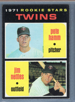 1971 Topps #74 Twins Rookies (Hamm/Nettles)  EX  GO747