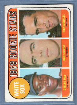 1969 Topps #654 White Sox Rookies VG-EX  GO661