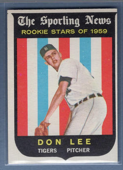 1959 Topps #132 Don Lee EX-MT High Grade Set Break B