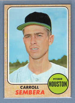 1968 Topps #207 Carroll Sembera (b)EX  GO507