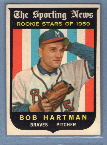1959 Topps #128 Bob Hartman EX   GO410