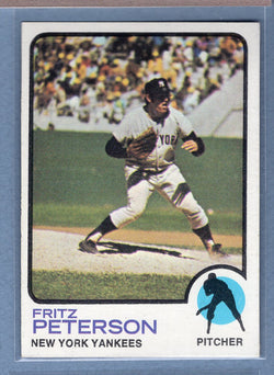 1973 Topps #82 Fritz Peterson  EX-MT  GO550