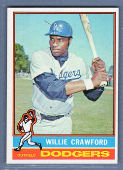 1976 Topps #76 Willie Crawford  EX-MT  GOSB1