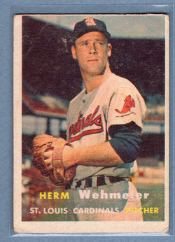 1957 Topps #81 Herm Wehmeier (b) VG   GO260