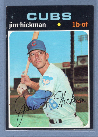 1971 Topps #175 Jim Hickman  (c) EX-MT  GO775