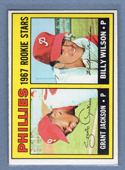 1967 Topps #402 Phillies Rookies (Complete Line Under Wilson's Stats) EX-MT   GO415