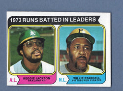 1974 Topps Baseball #203 RBI Leaders(Jackson, Stargell) NM-MT 002