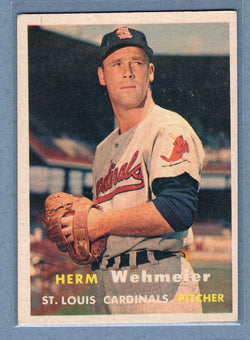 1957 Topps #81 Herm Wehmeier (c) EX   GO260