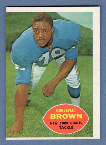 1960 Topps #78 Roosevelt Brown (HOF) EX  GO129