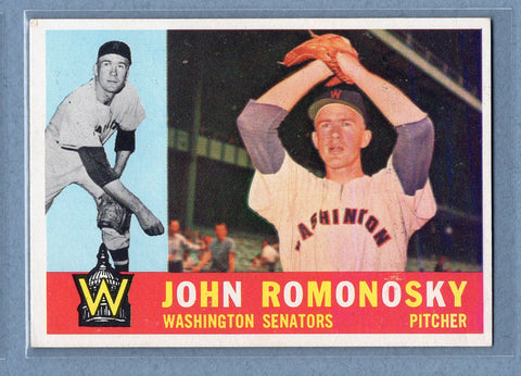 1960 Topps #87 John Romonosky EX-MT  GO223