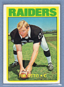 1972 Topps #86 Jim Otto (HOF) EX  GO210