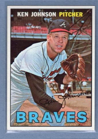 1967 Topps #101 Ken Johnson EX-MT  GO410