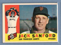 1960 Topps #165 Jack Sanford (a) VG  GO257