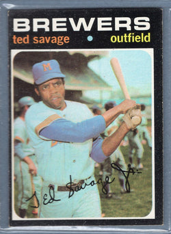 1971 Topps #76 Ted Savage  EX  SB1