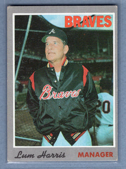 1970 Topps #86 Lum Harris (pl) VG  GO695
