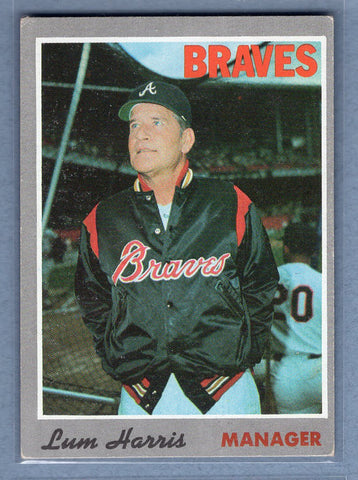 1970 Topps #86 Lum Harris (pl) VG  GO695