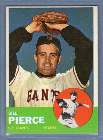 1963 Topps #50 Bill Pierce EX-MT  GO393