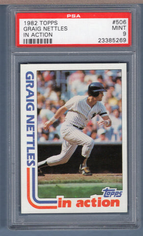 1982 Topps #506 Craig Nettles IA PSA 9