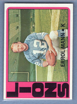 1972 Topps #222 Errol Mann EX-MT  GO244