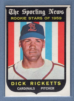 1959 Topps #137 Dick Ricketts EX-MT High Grade Set Break B