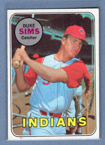 1969 Topps #414 Duke Sims (a) EX   GO501