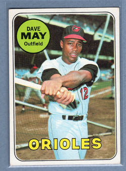 1969 Topps #113 Dave May EX  GO350