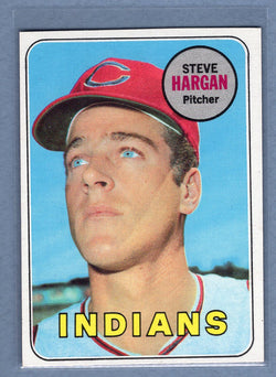 1969 Topps #348 Steve Hargan (a) EX-MT  GOWABB