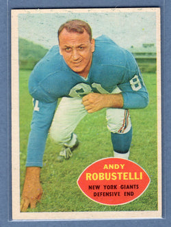1960 Topps #81 Andy Robustelli (HOF) EX-MT  GO129