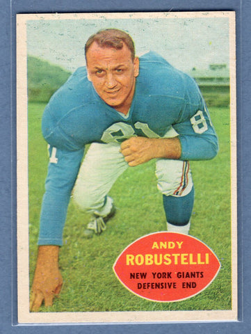 1960 Topps #81 Andy Robustelli (HOF) EX-MT  GO129