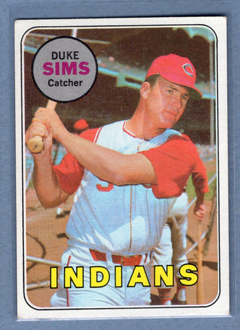 1969 Topps #414 Duke Sims (b) EX   GO501