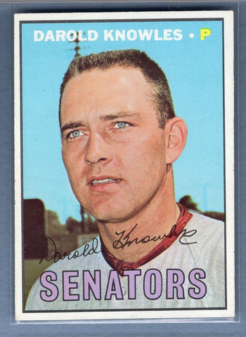 1967 Topps #362 Darold Knowles EX-MT  GO397