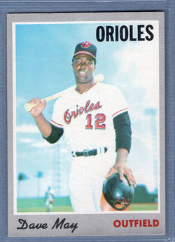 1970 Topps #81 Dave May  EX-MT  SB2
