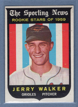 1959 Topps #144 Jerry Walker EX-MT High Grade Set Break B