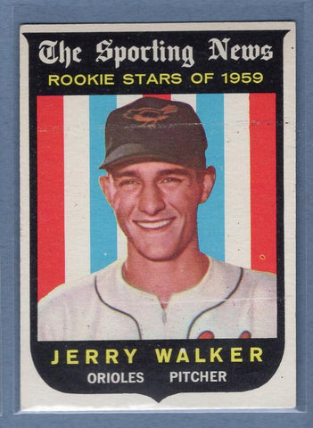 1959 Topps #144 Jerry Walker EX-MT High Grade Set Break B